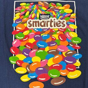 Vintage 90s SMARTIES Nestle Promo Sz XL T Shirt